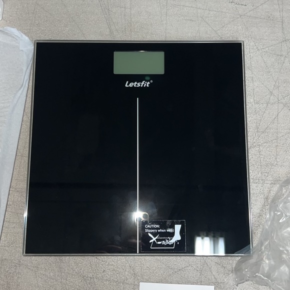 Letsfit Digital Body Weight Scale Step-400LB Black (New- Never Used) - Picture 2 of 6